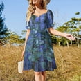 thumbnail image 4 of Vestido de manga corta Loves Lily Sea, vestido para mujer, vestidos para mujer, vestido largo para mujer, verano 2025, 4 of 7