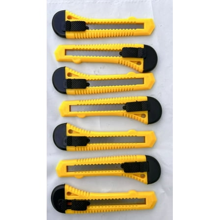 7pk cutter utility knife snap blades