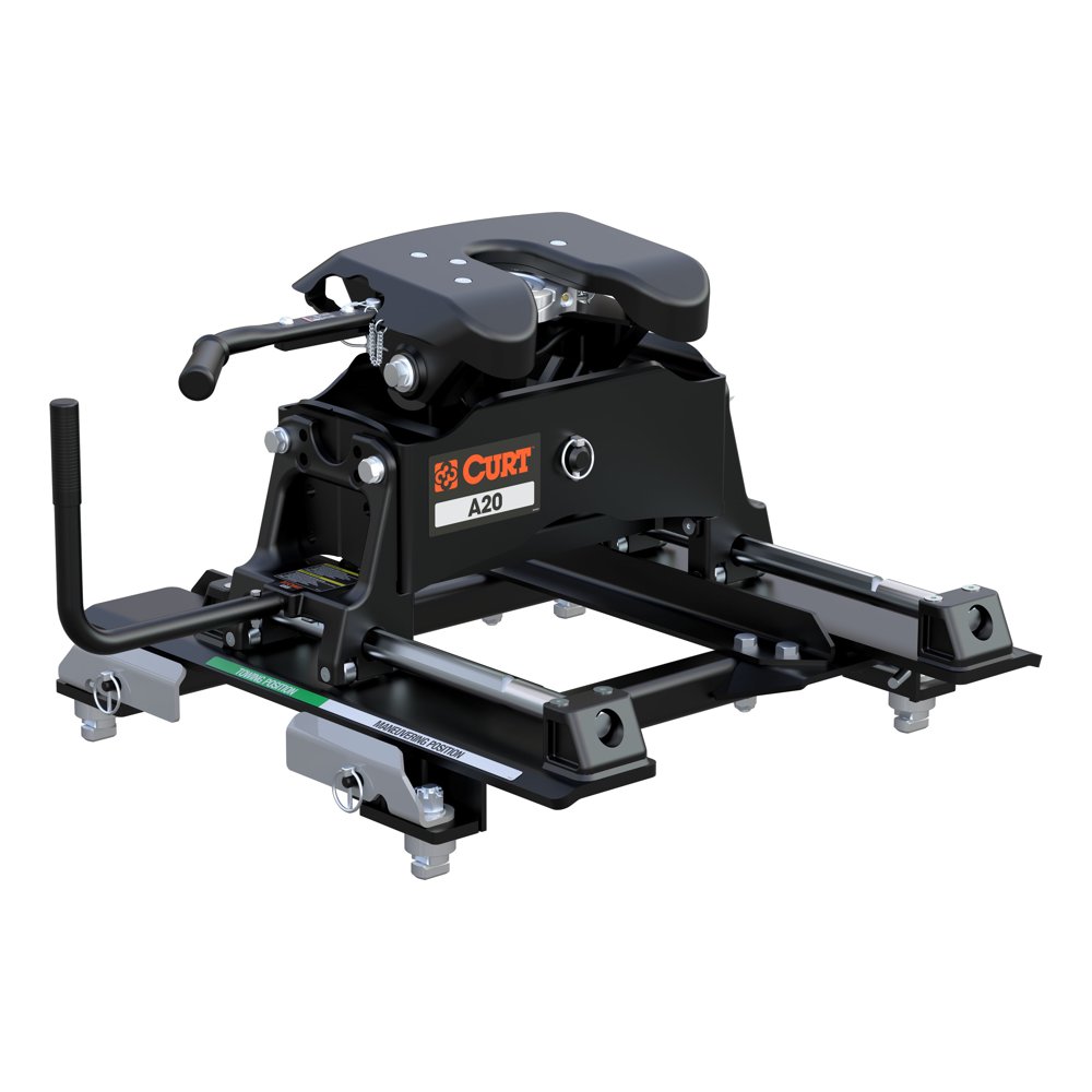 CURT 16669 A20 5th Wheel Slider Hitch, 20,000 lbs, Select Chevy