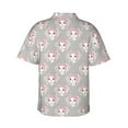 thumbnail image 3 of Haiem Beautiful Rabbit1 Printed Hawaiian Shirt for Men - Men’s Casual Beach Summer Shirts - Stretch Fabric with Modern Fit-Small, 3 of 9