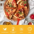 thumbnail image 4 of NOGIS 2 PCS Silicone Ultra Thin Spatula Omelet Spatula Turner Long Crepe Cooking Spatula Non-Stick Pancake Spatula for Egg Burgers Pizza Pancake Steak Omelet Crepes,Easy to Turn Over Food, 4 of 7