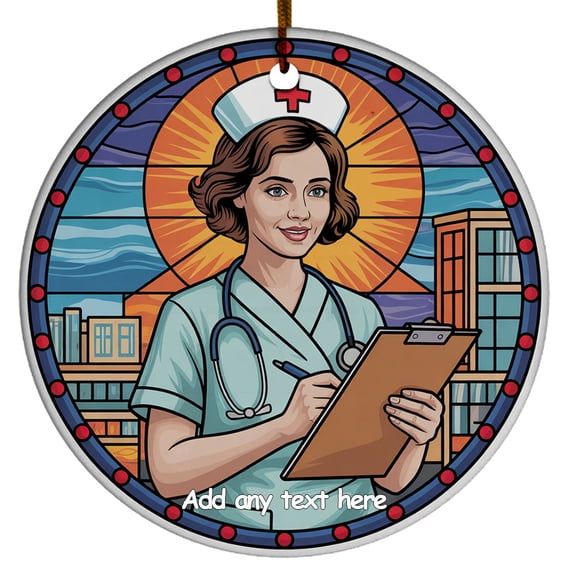 Nurse Ornament – Personalized Ornament Gift for Families, Friends, Men & Women, Christmas 2025 Keepsake