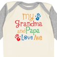 thumbnail image 4 of Inktastic Grandma and Papa Love Me Boys or Girls Long Sleeve Baby Bodysuit, 4 of 5