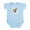 Sky Blue, variant on CafePress - Little Squirrel Baby Onesie - Baby Light Bodysuit, Size Newborn - 24 Months