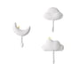 thumbnail image 2 of 3 ganchos de pared impermeables para colgar en la pared. Blanco, 2 of 9