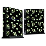 MightySkins Skin Compatible With Sony PlayStation 4 PS4 Console Case wrap cover sticker skins Glowing Skulls