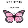thumbnail image 2 of 40 Pcs Monarch Butterfly Wall Decorations Butterflies for Crafts Butterflies Wall Decor for Room Wedding Party (4.72''), 2 of 4