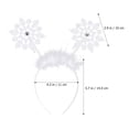 thumbnail image 4 of EeaseMX 3 diademas con forma de copo de nieve para el pelo de niñas., 4 of 7