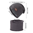 thumbnail image 2 of Cozy Winter Knit Hat Scarf Set Soft Cap with Matching Infinity Neck Wrap, 2 of 2