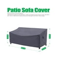 thumbnail image 2 of F&J Outdoors Weatherproof Loveseat Cover with Adjustable Drawstring and Rip-Stop Fabric, 2 of 9