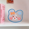 thumbnail image 3 of Transparent Pen Container Multifunctional Cute Cartoon Acrylic Makeup Brush Storage Case for Office Desk Makeup Table Cute Bear, 3 of 3