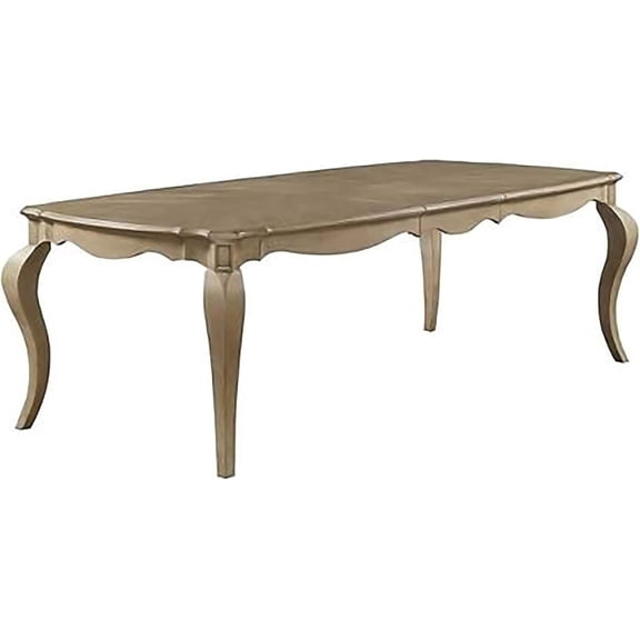 Acme Furniture Chelmsford Dining Table in Antique Taupe Finish Indoor