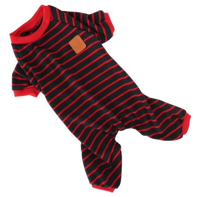 Ropa de dormir para perros, pijamas para mascotas, pijamas de punto suave para mascotas, mono con pies para mascotas, eficiencia maximizada