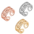 thumbnail image 1 of 3Pcs Toe Knuckle Ring Foot Ring Toe Decoration Accessory Open Foot Rings, 1 of 8