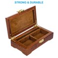 thumbnail image 5 of Uxcell 90 Degree Folding Support Hinge 1.6" x 2.1", Box Hinge for Jewelry Cabinet Wooden Box, Gold 4 Pack, 5 of 6