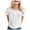 White, variant on Cancer Shirts for Women Funny Crew Neck T-Shirt for Women Regular Fit Cancer Tops Outfits Clothes Pink Ribbon Short Sleeve