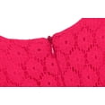 thumbnail image 4 of Richie House Girls' Sweet Lace Sleeveless Dress with Belt RH2588, 4 of 7