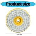 thumbnail image 3 of KCAHPAN Professional Tile Edge Smoothing Disc Wet Dry Polishing Pad for DIY Enthusiasts, 3 of 13