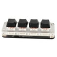 thumbnail image 1 of Red Switch Custom Knob Macro Keyboard Ergonomic USB Mini Keypad for Desktop PC Office Work, 1 of 7