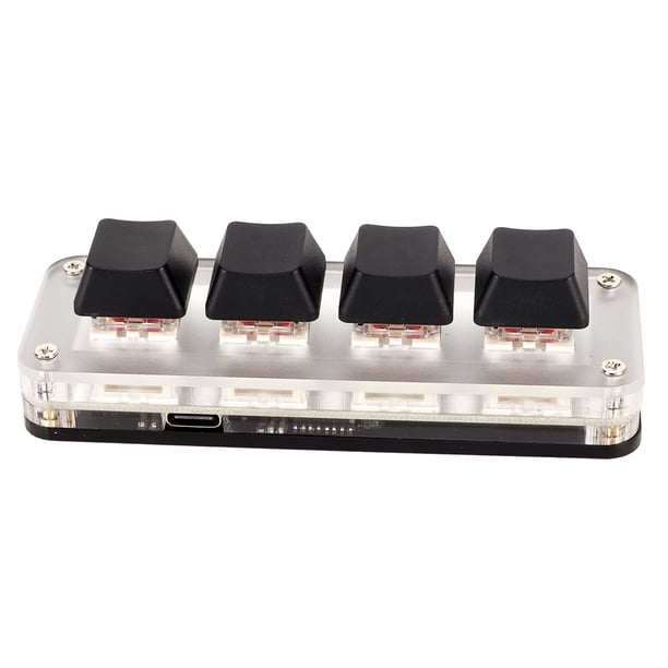 Mini Teclado USB Nikou Interruptor rojo Teclado macro Teclado mecánico