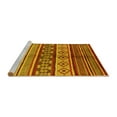thumbnail image 2 of Ahgly Company Machine Washable Indoor Rectangle Oriental Yellow Industrial Area Rugs, 2' x 3', 2 of 4