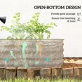 thumbnail image 4 of Cream White Galvanized Raised Garden Bed Kit - 94.5" Metal Planter Box with Safety Edging for Patio, Balcony & Garden - Weather-Resistant & Easy Assembly, 4 of 7