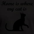 thumbnail image 3 of CafePress - Home Is Where My Cat Is Men's Classic T Shirt - Men's Fitted T-Shirt, 3 of 4