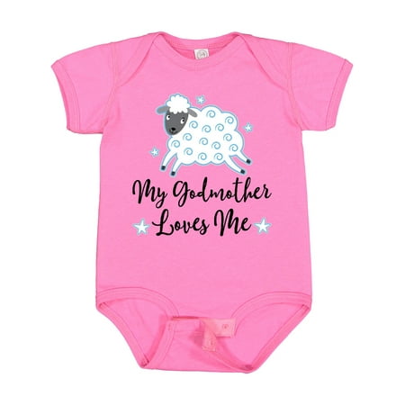 

Inktastic Godmother Godson Lamb Gift Baby Boy Bodysuit