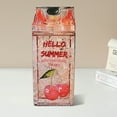 thumbnail image 1 of Bouteille d'Eau en Verre et Bouteille Style Carton de Lait Oz à Double Paroi avec Récipient Carton de Lait Transparent Étanche Réutilisable pour Sports de Plein Air Voyage Camping, 1 of 5