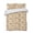 Light Yellow Tan, variant on Quilts Full Size Bedding Set, Nautical Lighthouse Lightweight Quilted Comforter, Farmhouse Retro Ocean Ship Map Soft Reversible Bedspread Coverlet with Pillow Covers for All Season, 78" x 90"