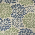thumbnail image 3 of JONATHAN Y SANTA MONICA 3' Square Area Rug, Zinnia Floral Textured Weave - Navy/Green, SMB110B-3SQ, 3 of 5