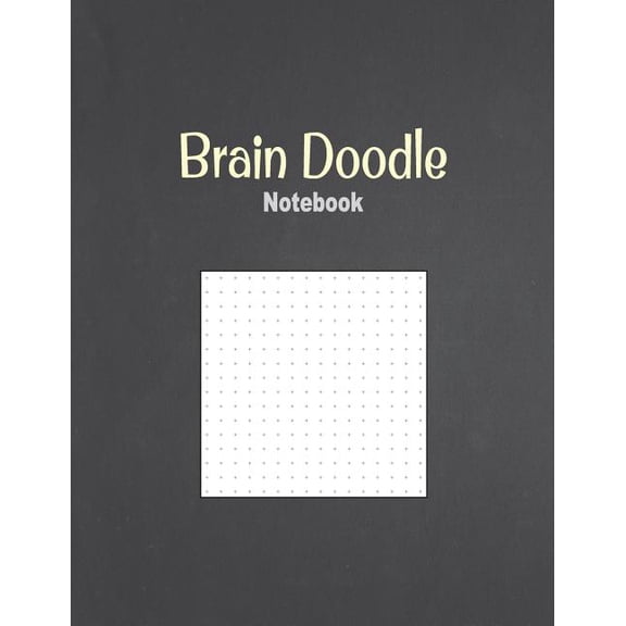 Brain Doodle Notebook : 1/4" Cross Grid Graph Ruling, 100 Pages (Paperback)