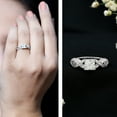 thumbnail image 3 of Rosec Jewels Lab Grown Diamond 5mm Princess Cut Engagement Ring, EF-VS Quality, 14K White Gold, US 9.50, 3 of 9