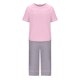 thumbnail image 5 of Set de Lavado Corporal para Mujeres Casual Suelto con Cojín de Pecho Cuello Redondo Conjunto de Pantalones Cortos de Manga Corta, Traje de Dos Piezas para Diario, 5 of 6