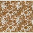 thumbnail image 4 of oneOone Popeline de Coton Sergé Brun Tissu Floral Tissu pour Robe Tissu Imprimé Tissu au Mètre 56 Pouces de Large, 4 of 4