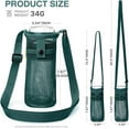thumbnail image 3 of Mesh Water Bottle Bag with Strap, Lightweight Water Bottle Carrier Holder with Adjustable Shoulder Strap for Women Men Kids, 3 of 6
