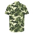 thumbnail image 4 of ZRGHAOYLQ Army Camo T Shirts Big and Tall Mens Button Up Shirts Short Sleeve Plus Size Lapel Tshirts Camouflage Millitary Tactical Shirt, 4 of 5