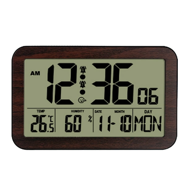 CCOCC Alarm Clock,Clear Display Digital Clock,Smart Bedside Clock with Light Sensing Technology