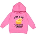 thumbnail image 2 of Inktastic Cheese Lover Kids Toddler Hoodie, 2 of 4