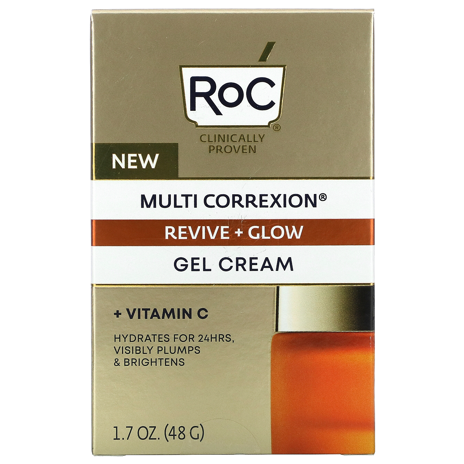 RoC Multi Correxion Brightening Anti-Aging Gel Moisturizer with Vitamin C, for Dark Spots & Uneven Tone, 1.7 oz - image 3 of 13
