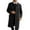 Black, variant on Men's Casual Trench Coat Lapel Collar Single Peacoat Winter Warm Overcoat with Pockets Black XXL