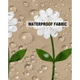 thumbnail image 5 of Waterproof Throw Pillow Covers, Daisy Flowers Black White Buffalo Check Plaid Decorative Pillowcase Soft Cushion Case for Patio Couch Tent Balcony, Set of 2 Square, 18"X18", 5 of 6
