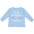 thumbnail image 3 of Inktastic Great Grandmas Favorite- Heart Great Grandchild Boys or Girls Long Sleeve Toddler T-Shirt, 3 of 5