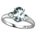 thumbnail image 2 of Star K � Oval 8x6 Genuine Aquamarine Love Promise Ring, 2 of 9