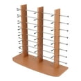 thumbnail image 3 of Yinanstore Glasses Display Stand Sunglasses Rack, Multi Layers, Eyeglasses Display Rack, Eyewear Holder for Malls Home Desk Shop Retail Brown, 3 of 8