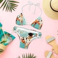 thumbnail image 6 of Spotted Dog Detachable Sponge Adjustable Strap Bikini Set 2-Pack Swimwear Swimsuit.SceneManagement Beach Pool Party Vacation., 6 of 6