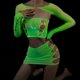 thumbnail image 3 of Gibobby Conjuntos de bragas de encaje Bragas de satén para mujer, sexy, con costuras de cinta, sin espalda, lencería erótica(Blanco, Talla única), 3 of 5