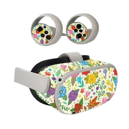 MightySkins OCQU2-Flower Garden Skin for Oculus Quest 2 - Flower Garden