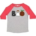 thumbnail image 3 of Inktastic Boo Halloween Ghost and Plaid Pumpkin Boys or Girls Toddler T-Shirt, 3 of 5