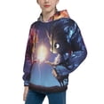 thumbnail image 2 of Kdxio Dreamy Forest Elf Pattern Boys Athletic Unisex Boys Girls Hoodie with Pocket Sweatshirts-X-Large, 2 of 6